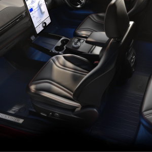 Talne preproge za vse vremenske razmere spredaj in zadaj, črne